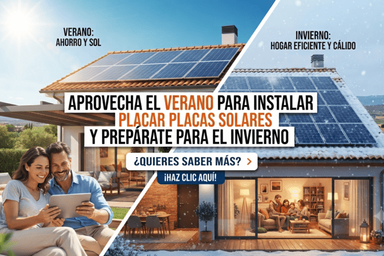 Aprovecha el Verano para Instalar Placas Solares y Prepararte para el Invierno