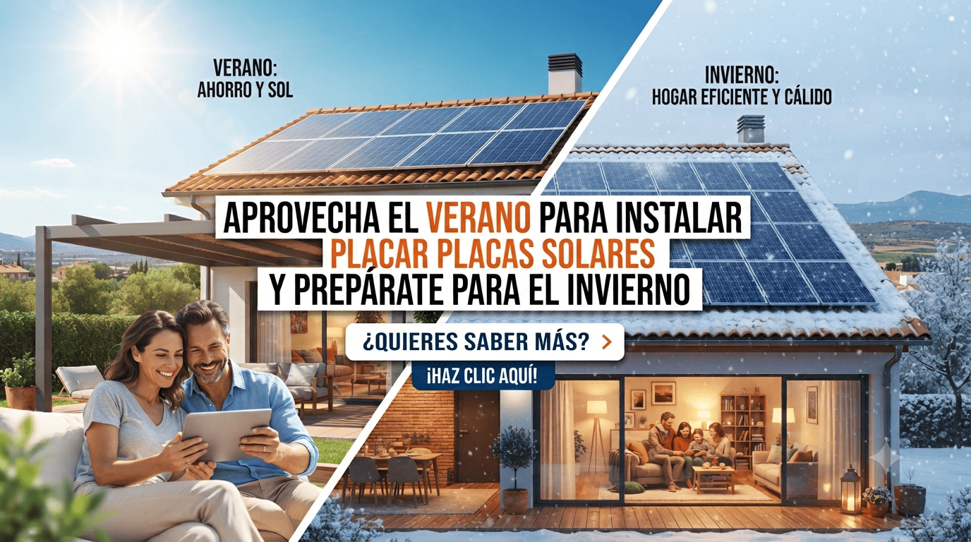 Aprovecha el Verano para Instalar Placas Solares y Prepararte para el Invierno